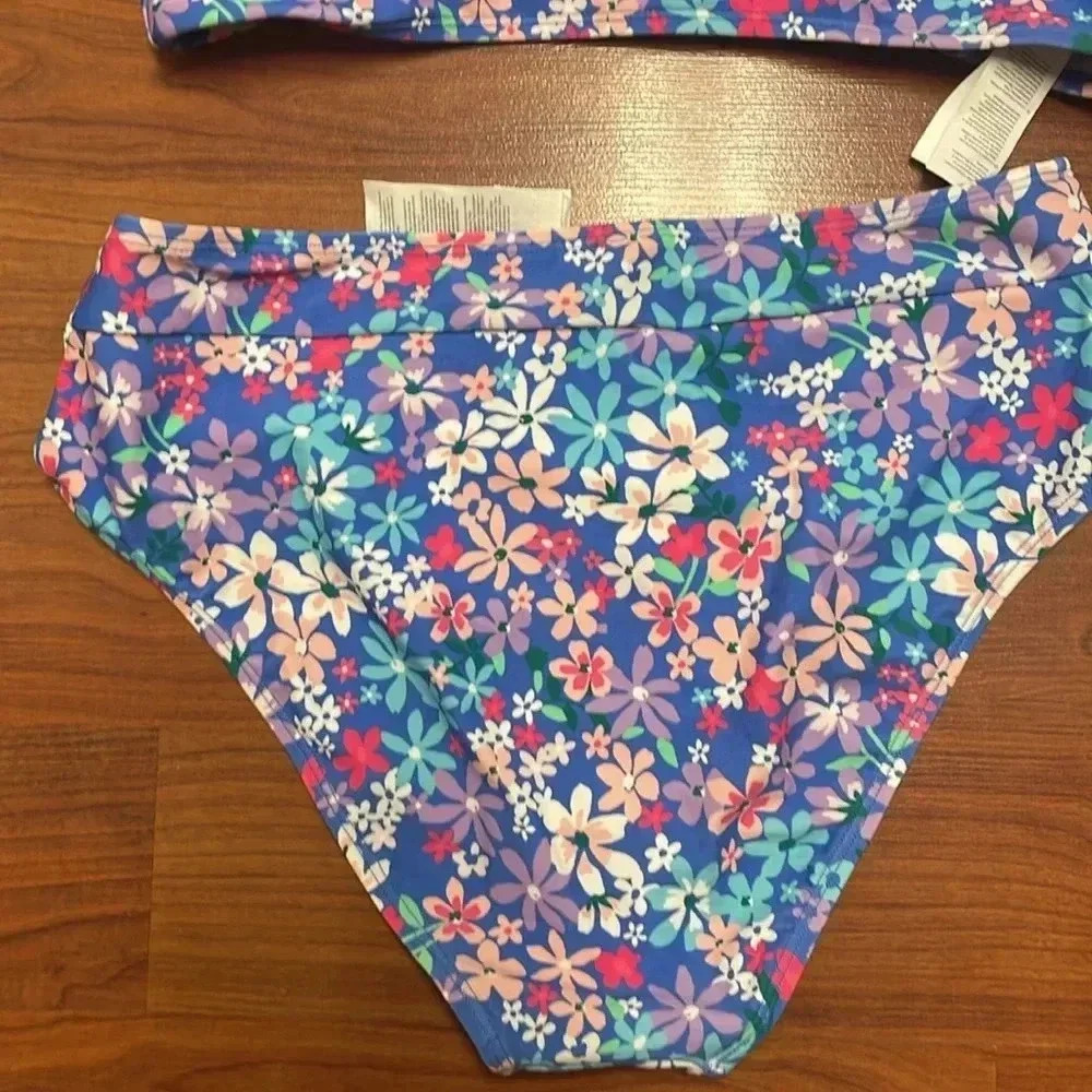 New! CUPSHE‎ Women's Bikini Sets Two Piece Ditsy Swimsuit size Med - Picture 5 of 9